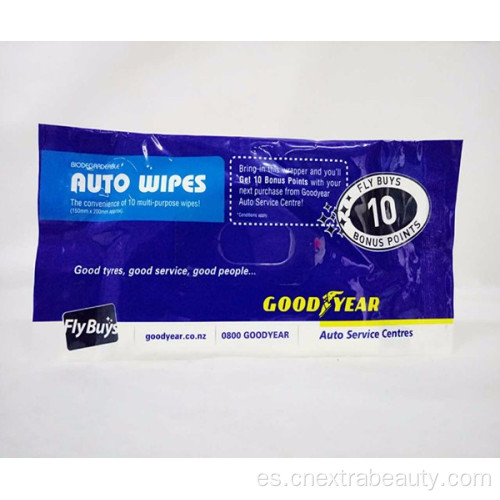 Tablero de instrumentos del automóvil Limpiar toallitas húmedas Car Wash Tissues